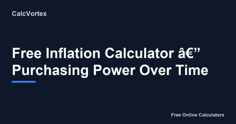 215 Inflation Calculator