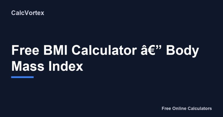 219 Bmi Calculator