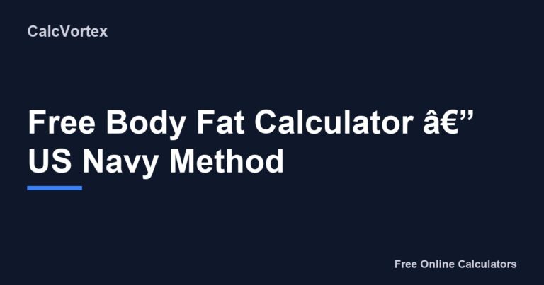 220 Body Fat Calculator