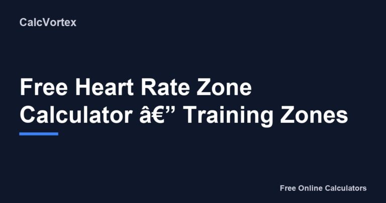 225 Heart Rate Zone Calculator
