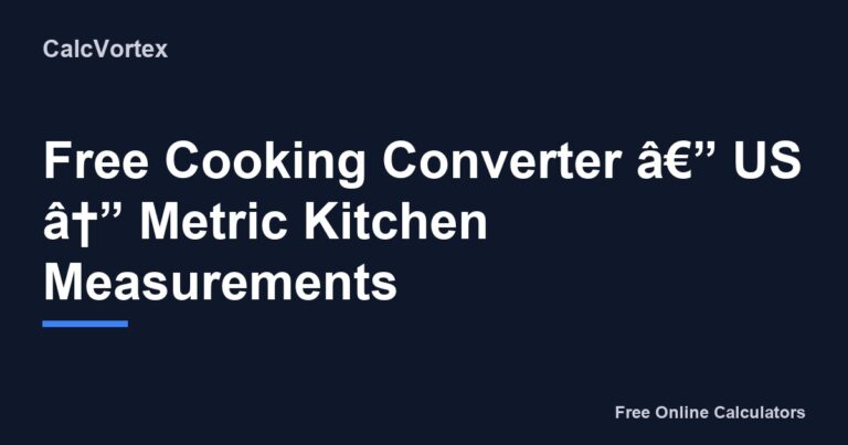 233 Cooking Converter