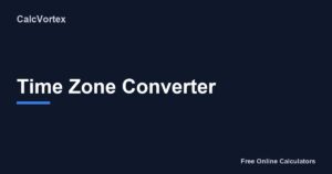 Time Zone Converter