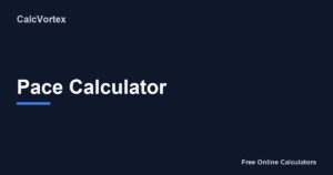 Pace Calculator