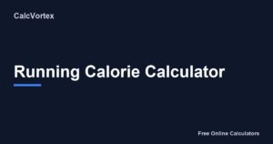 Running Calorie Calculator