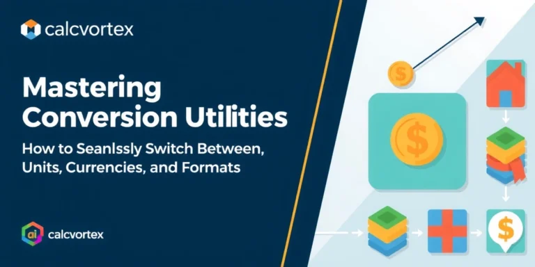 Mastering Conversion Utilities: How to Seamlessly Switch Between Units, Currencies, and Formats - calcvortex