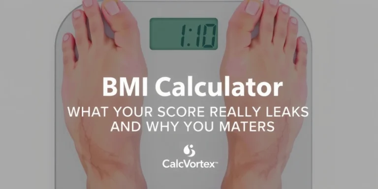 BMI Calculator: What Your Score Really Means and Why It Matters - CalcVortex