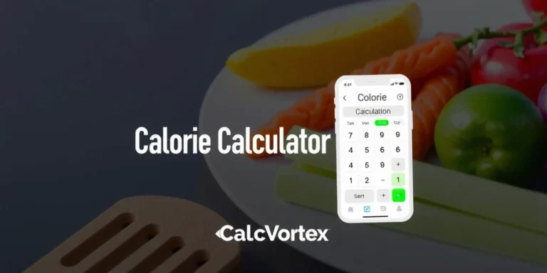 Calorie Calculator: How to Find Your Daily Intake Without Guessing - CalcVortex