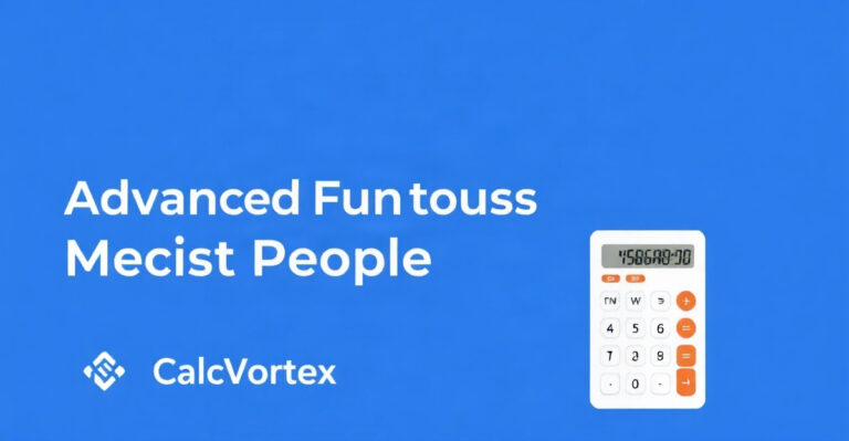 Scientific Calculator Online: Advanced Functions Most People Never Use - CalcVortex